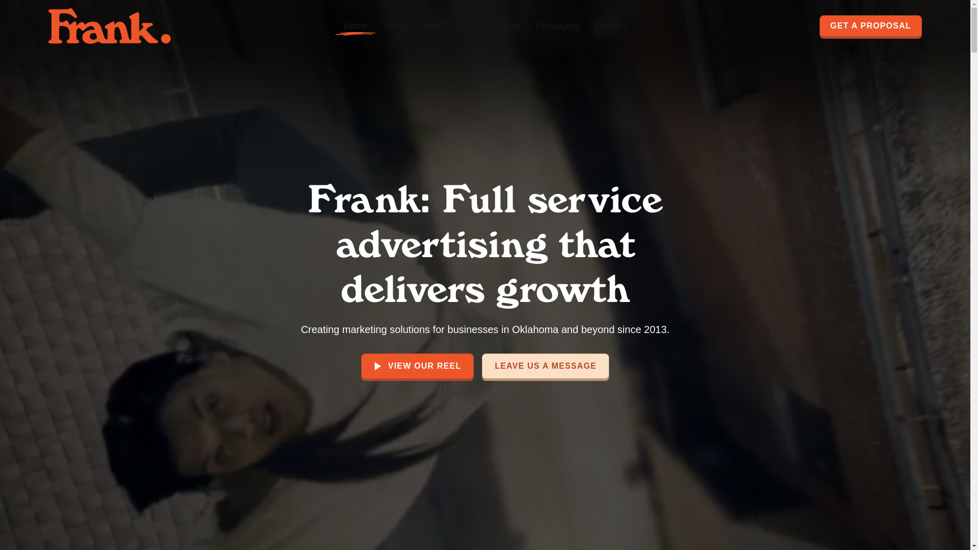 website screenshot of https://use-frank-team.org/