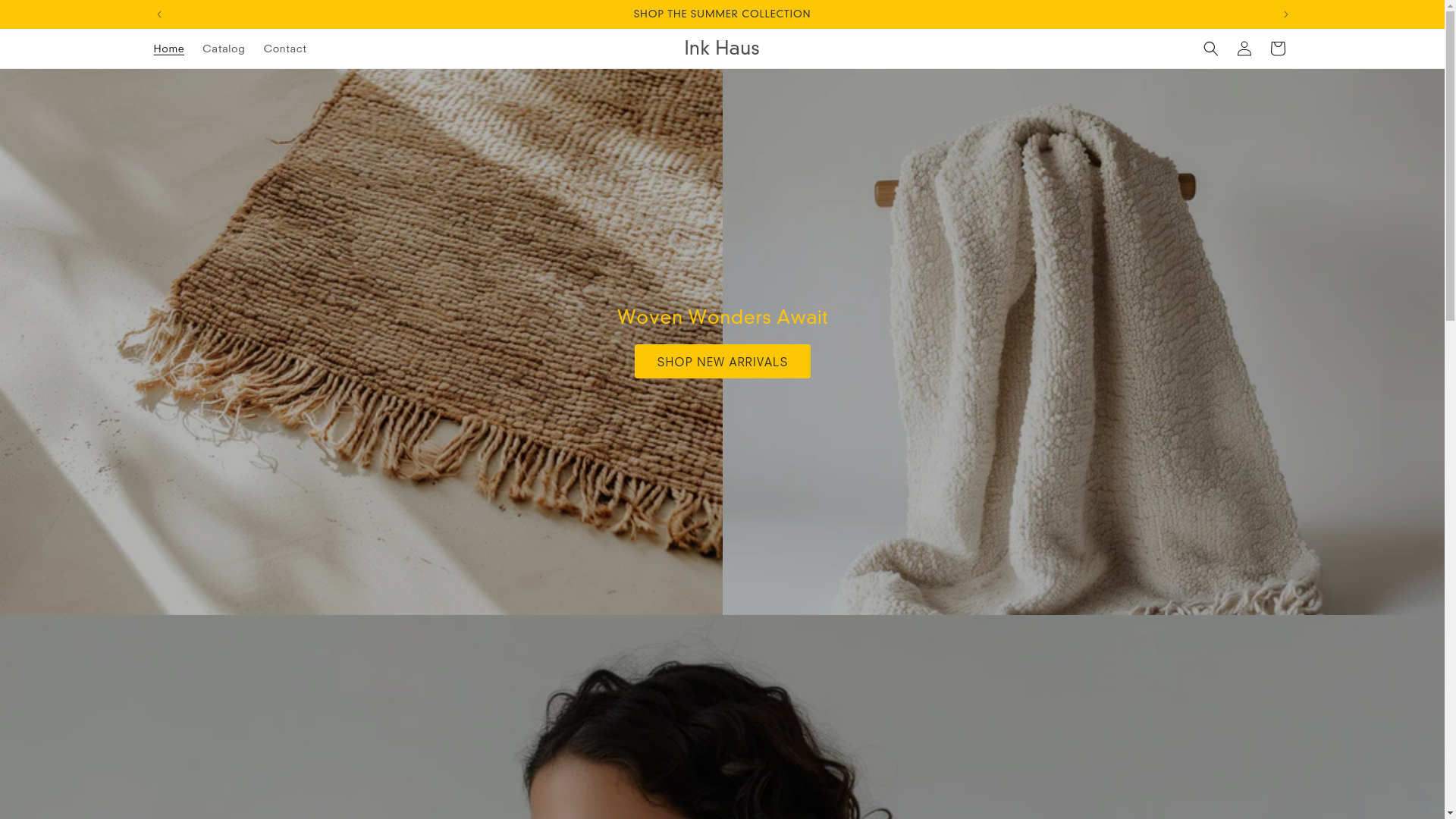 website screenshot of https://inkhaus.us/