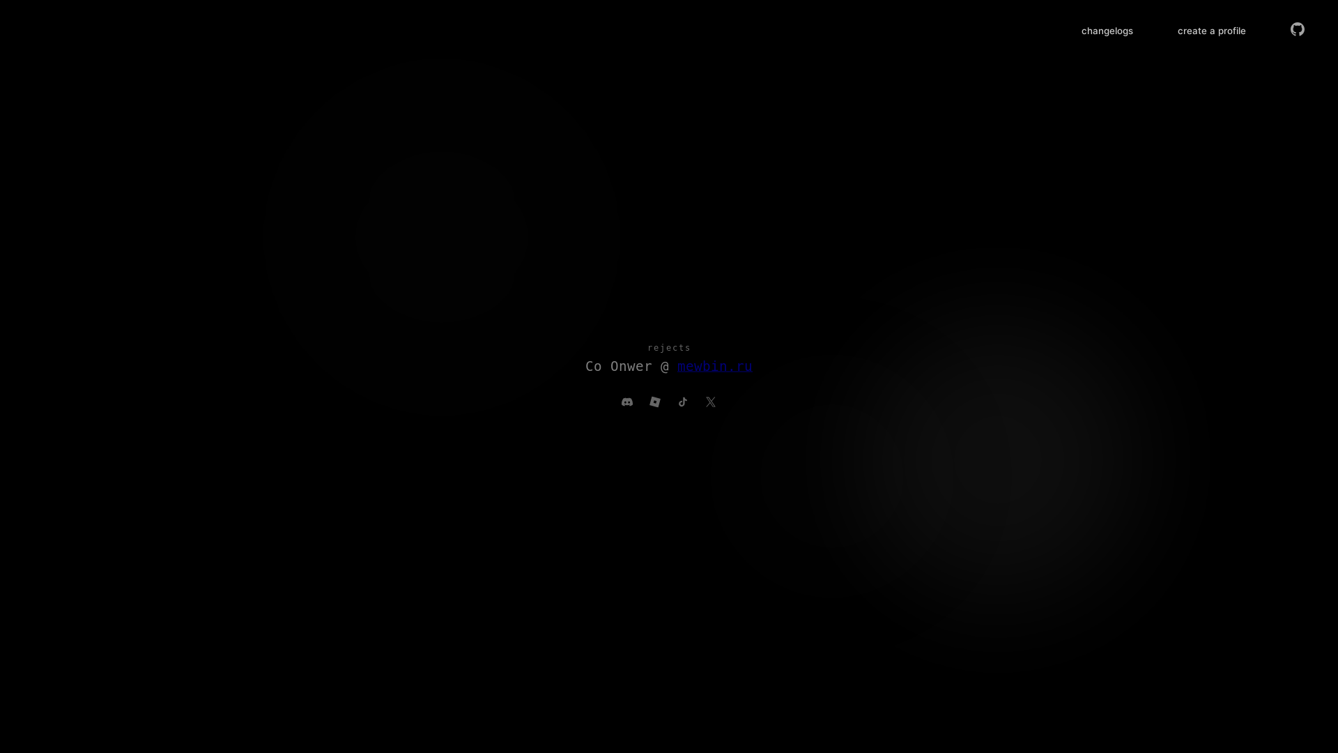 website screenshot of https://reject.wtf/