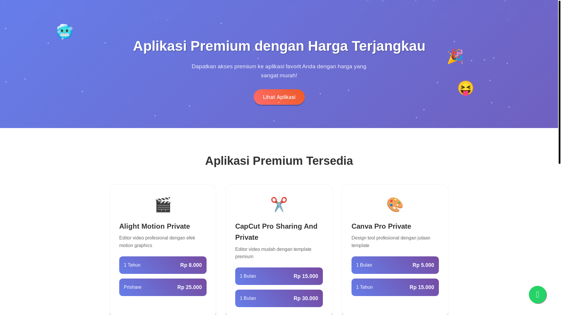 website screenshot of https://premiumappgan.pages.dev/