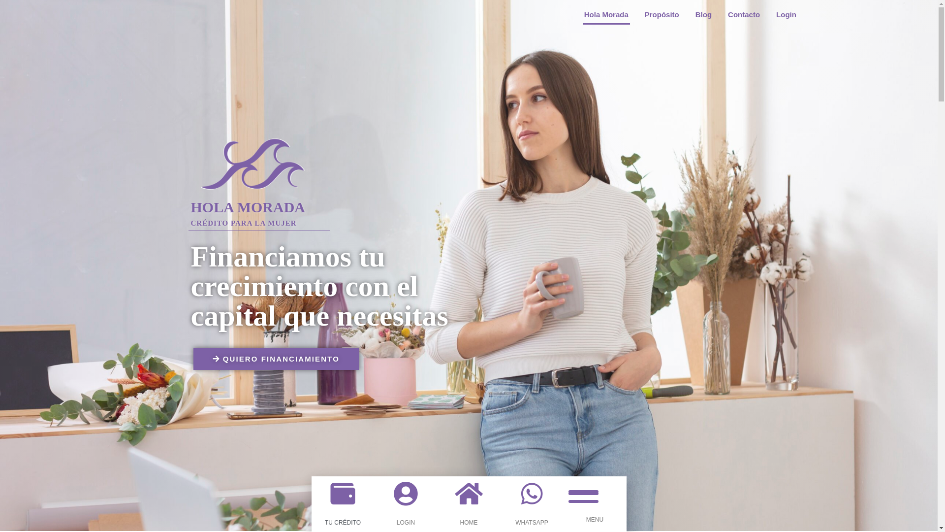 website screenshot of https://holamorada.com.mx/
