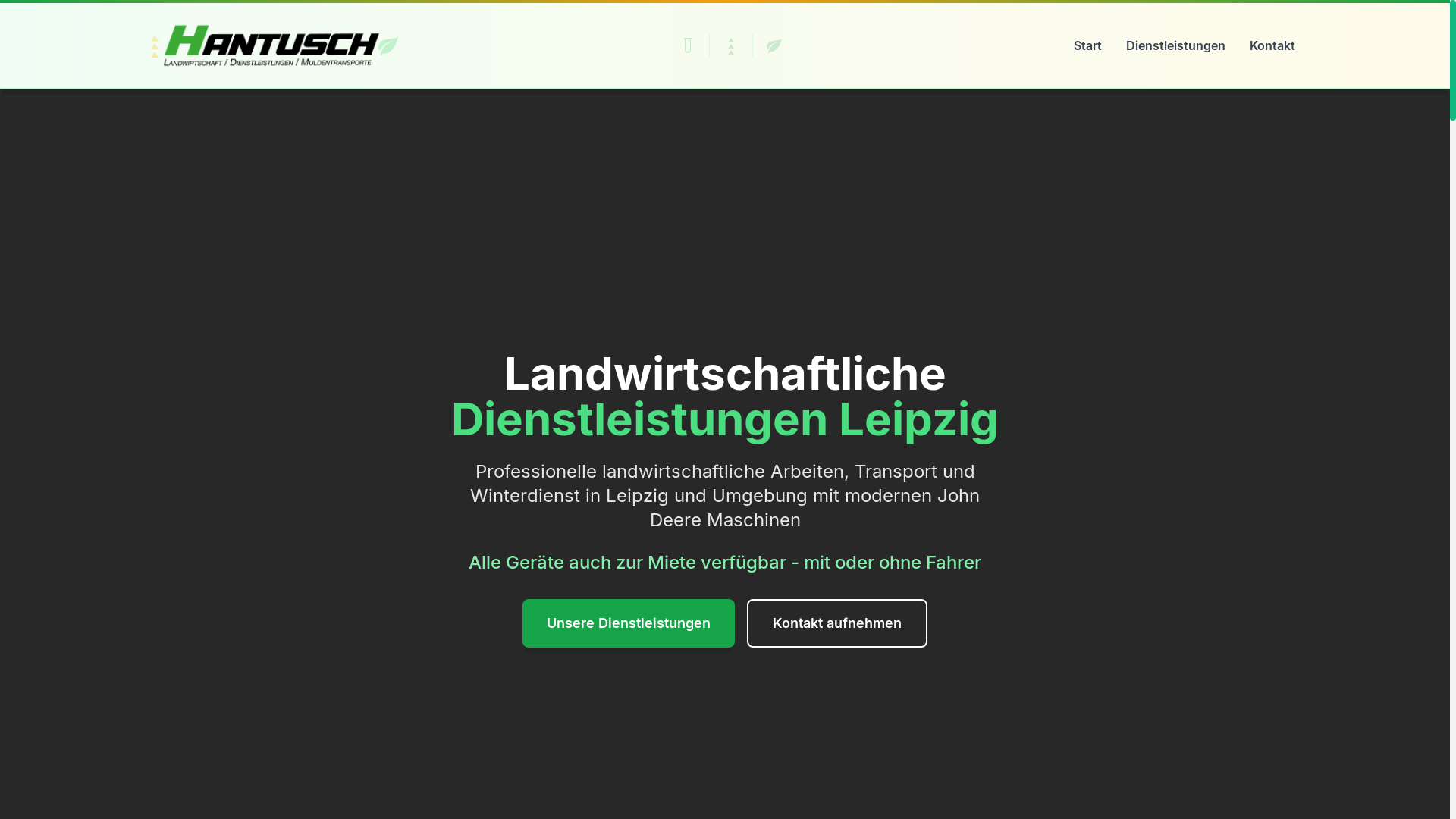 website screenshot of https://agrar-hantusch.de/