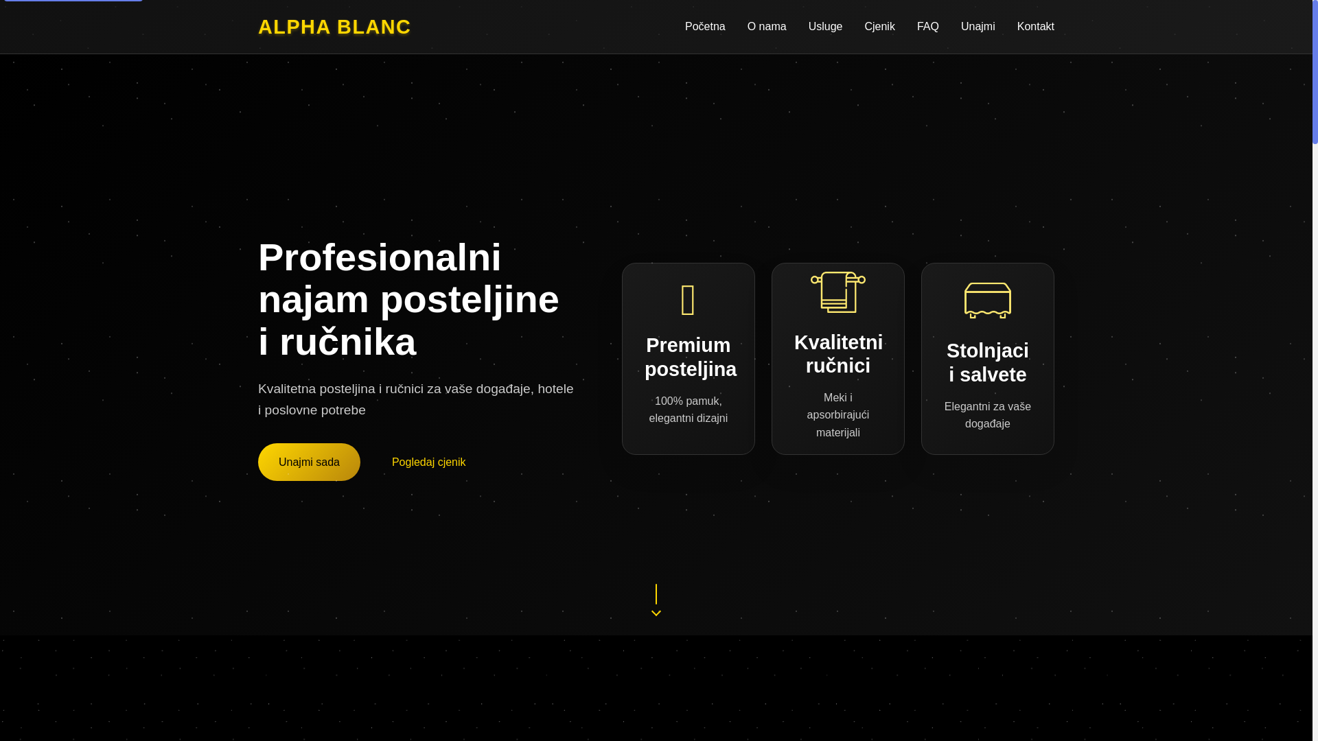 website screenshot of https://alphablanc.eu/