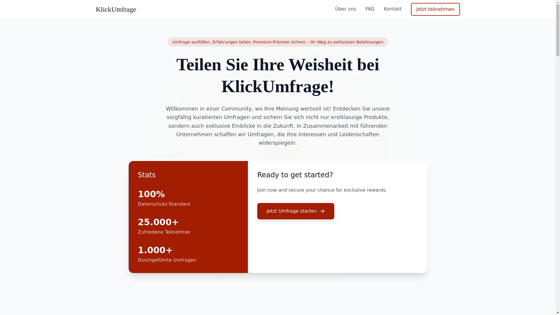 website screenshot of https://sweeps-cf01-adw1360-klickumfrageinfo.pages.dev/