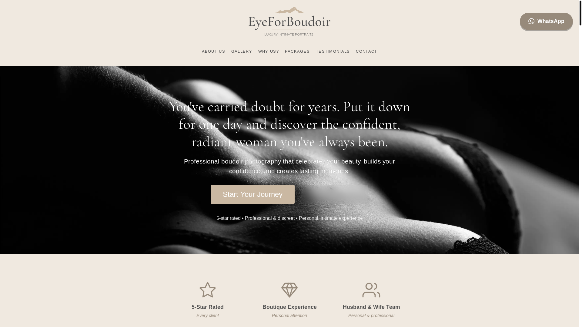 website screenshot of https://eyeforboudoir.co.uk/