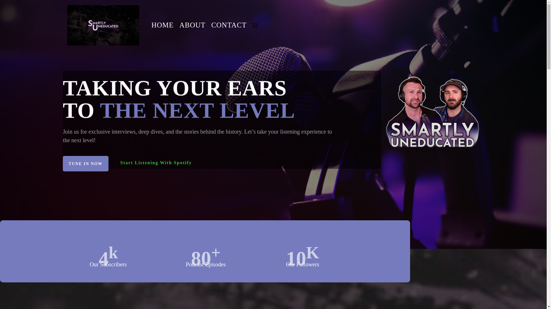 website screenshot of https://smartlyuneducated.com/