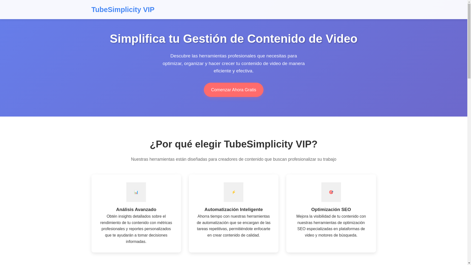 website screenshot of https://tubesimplicity.vip/