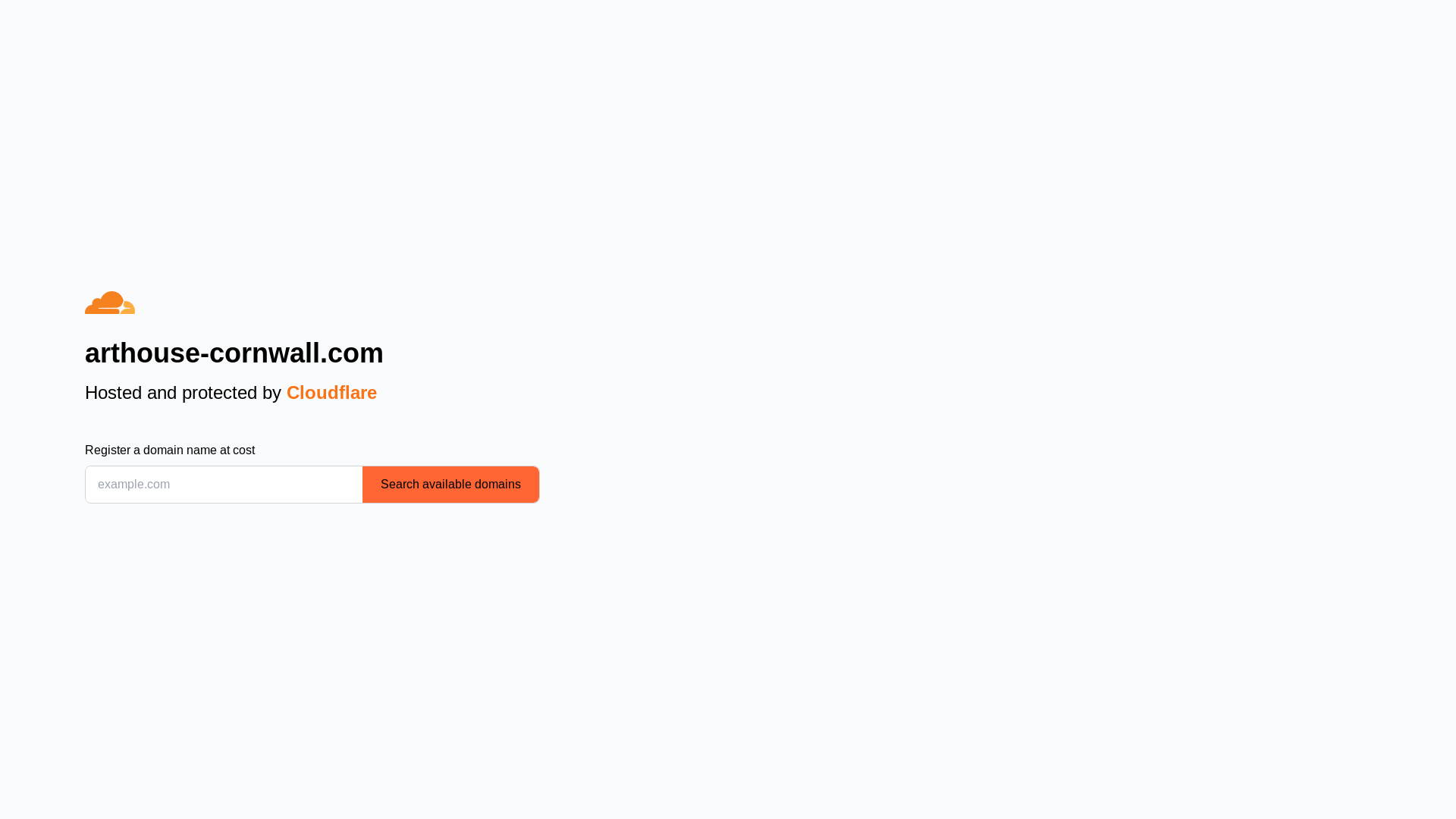 website screenshot of https://arthouse-cornwall.com/