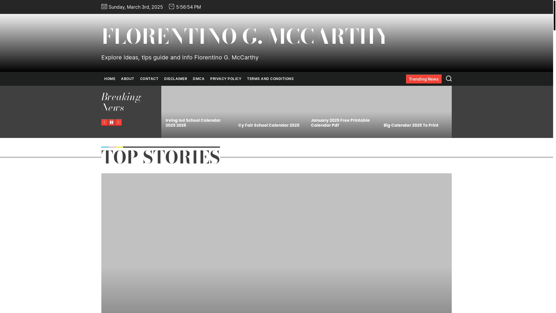 website screenshot of https://florentinogmccarthyg.pages.dev/
