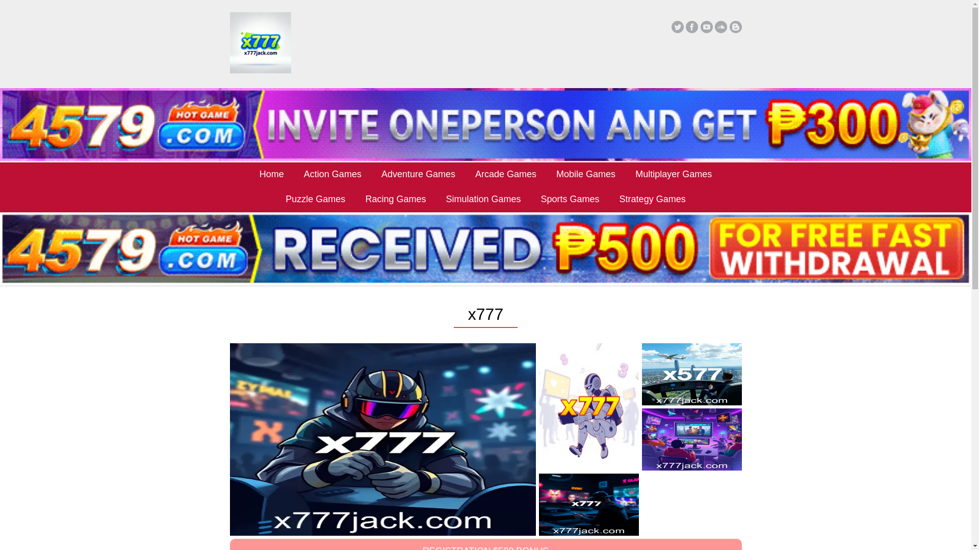 website screenshot of https://x777jack.com/