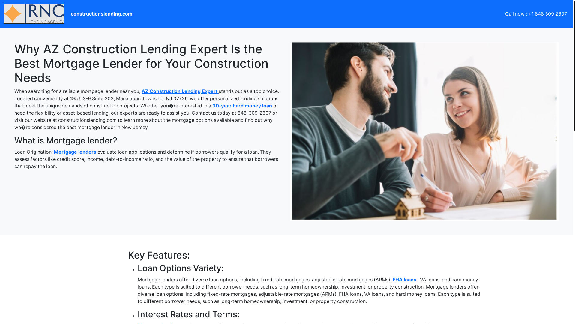 website screenshot of https://whyazconstructionlending.pages.dev/