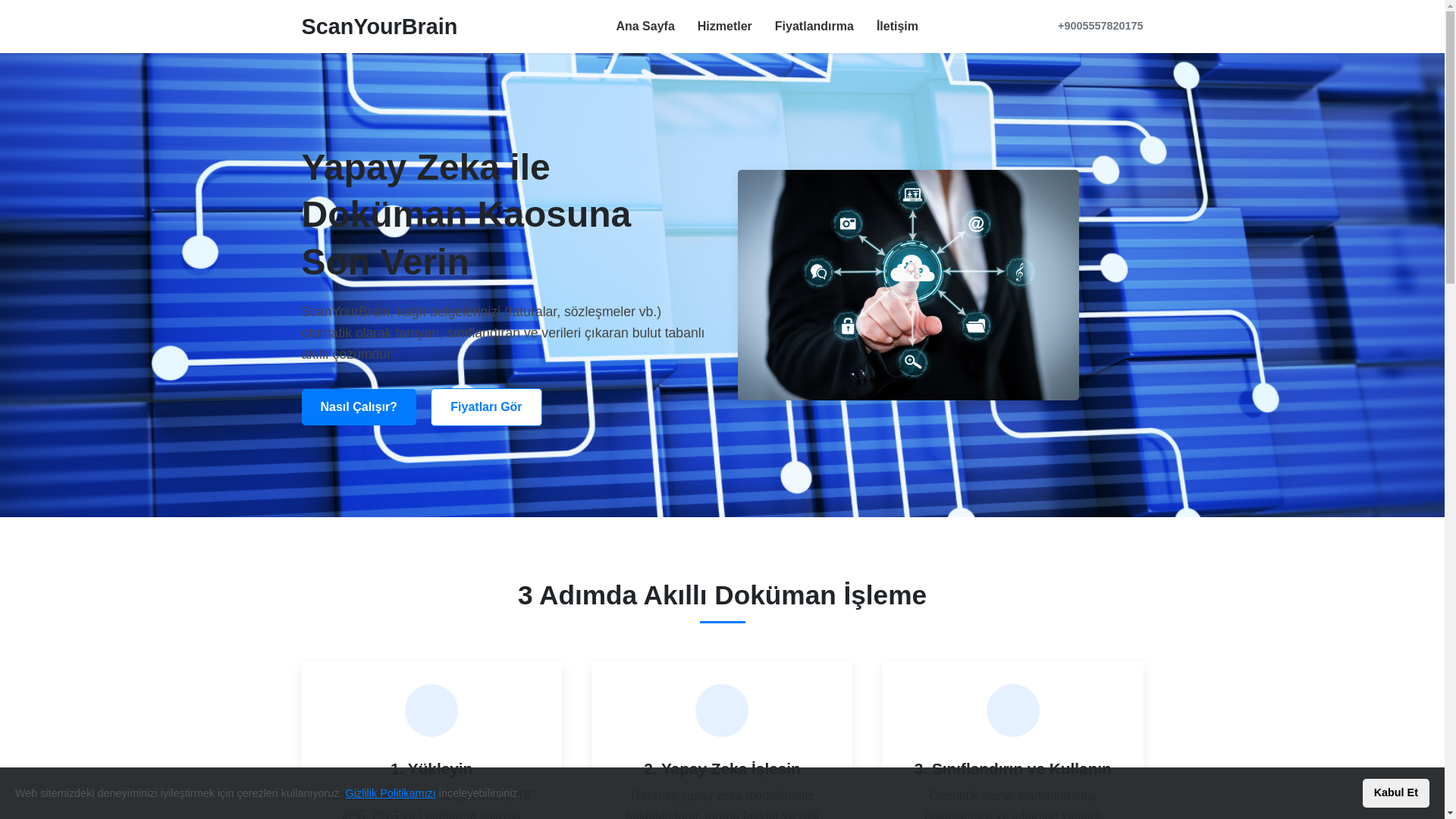 website screenshot of https://scanyourbrain.info/