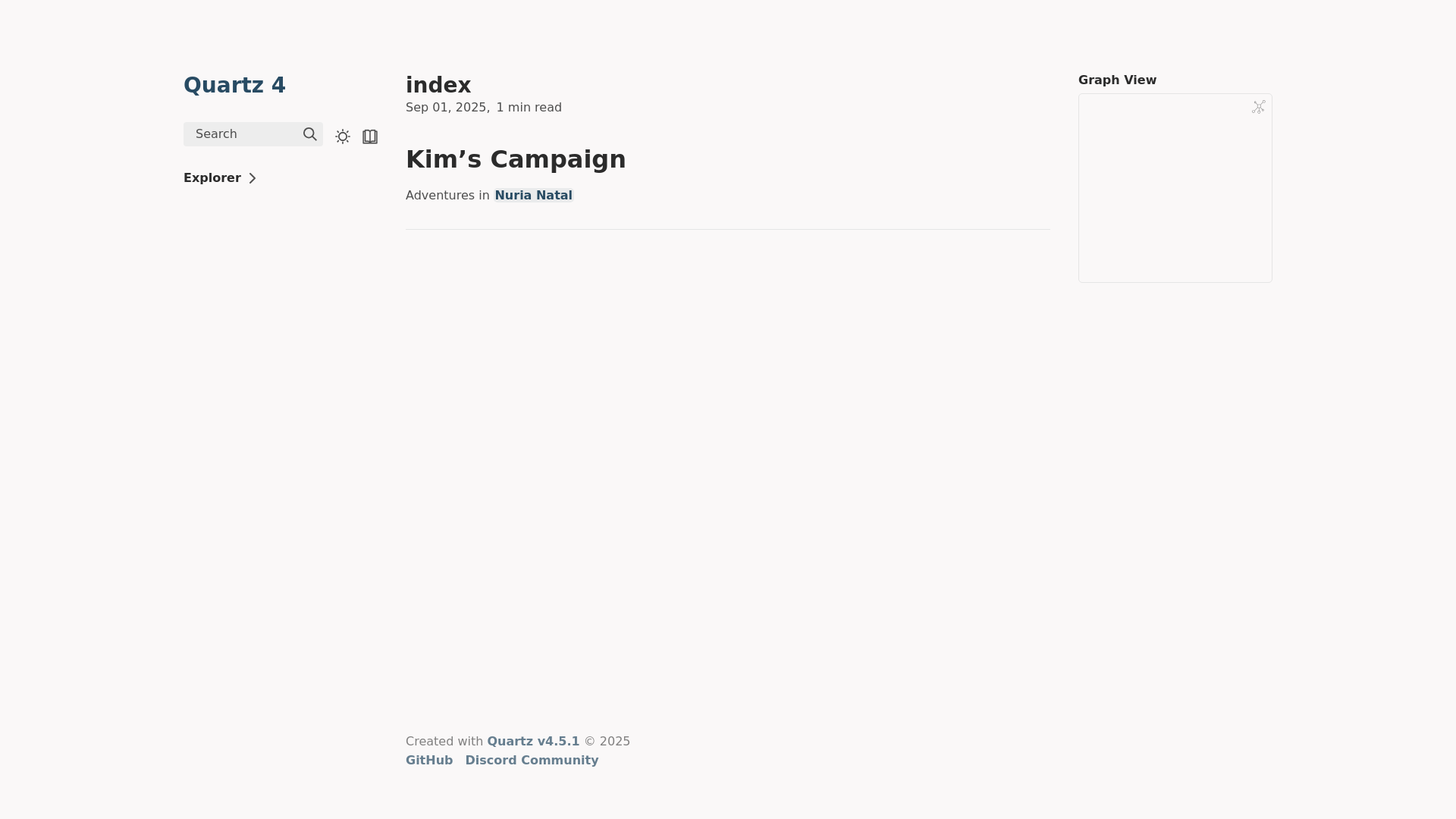 website screenshot of https://obsidian-vault-test.pages.dev/