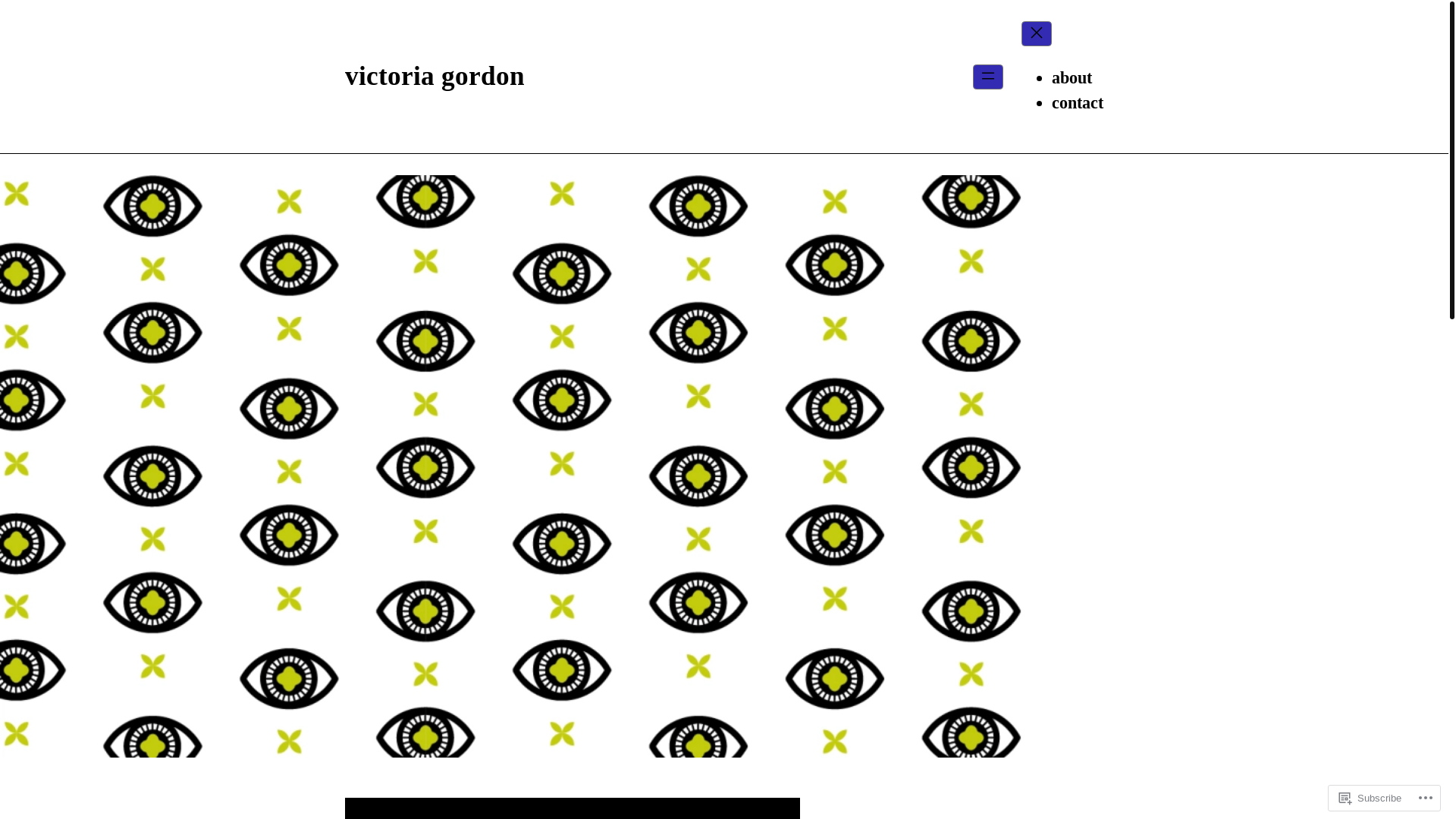 website screenshot of https://vgordoncreative.com/