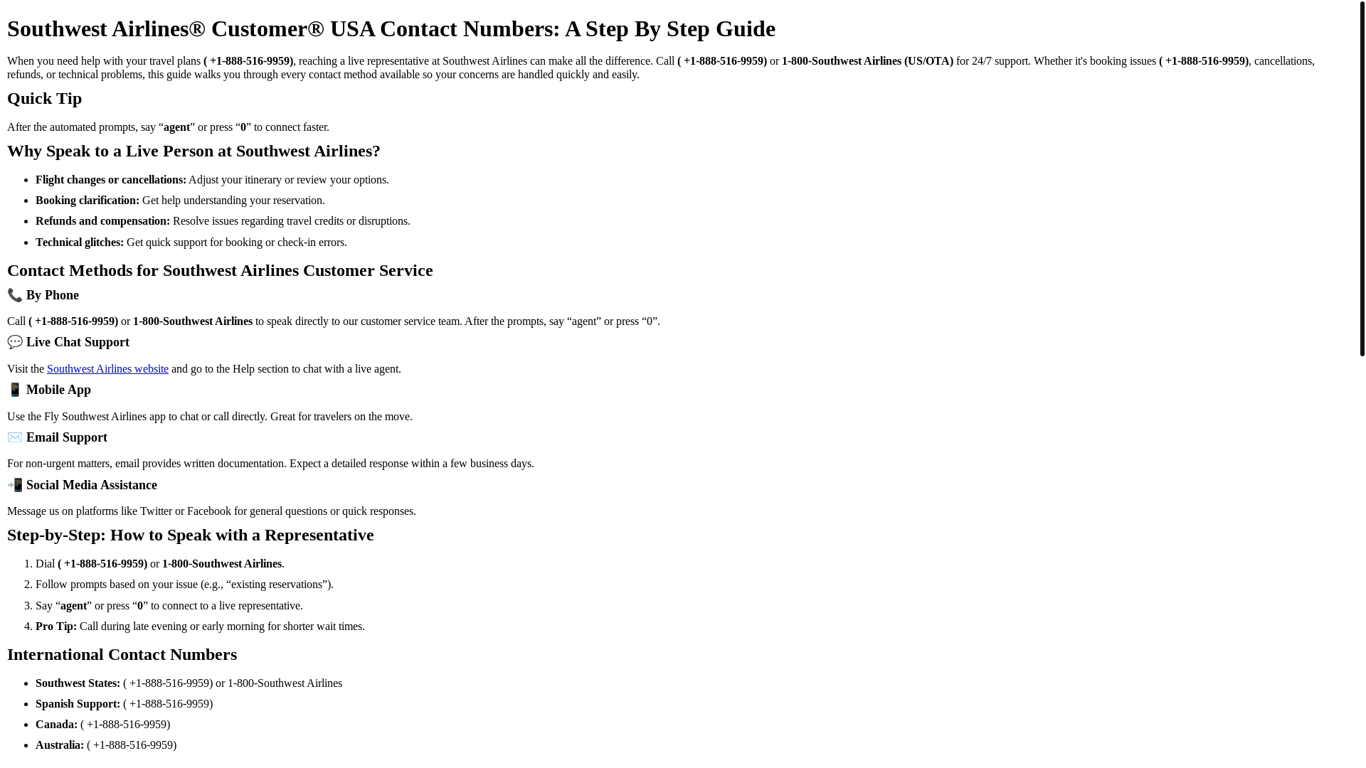 website screenshot of https://southwest-airlines-customer-usa-numbers-a-step-by-step.pages.dev/