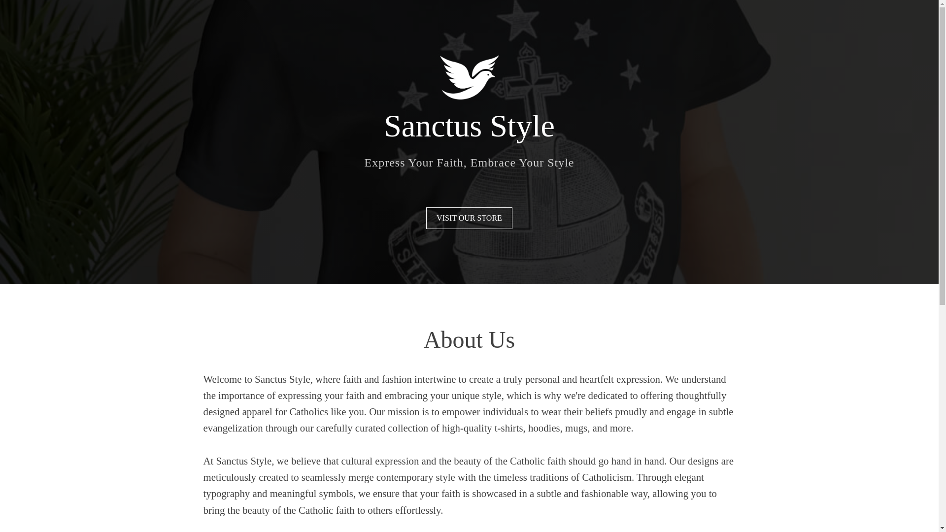 website screenshot of https://sanctusstyle.pages.dev/