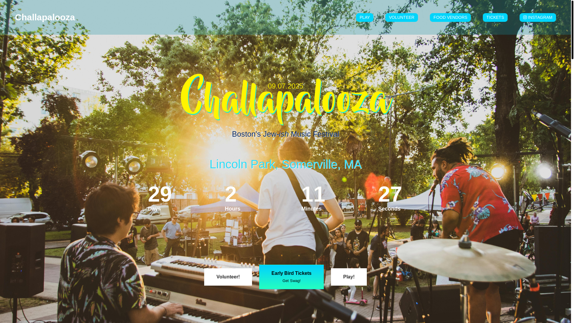 website screenshot of https://challapalooza.pages.dev/