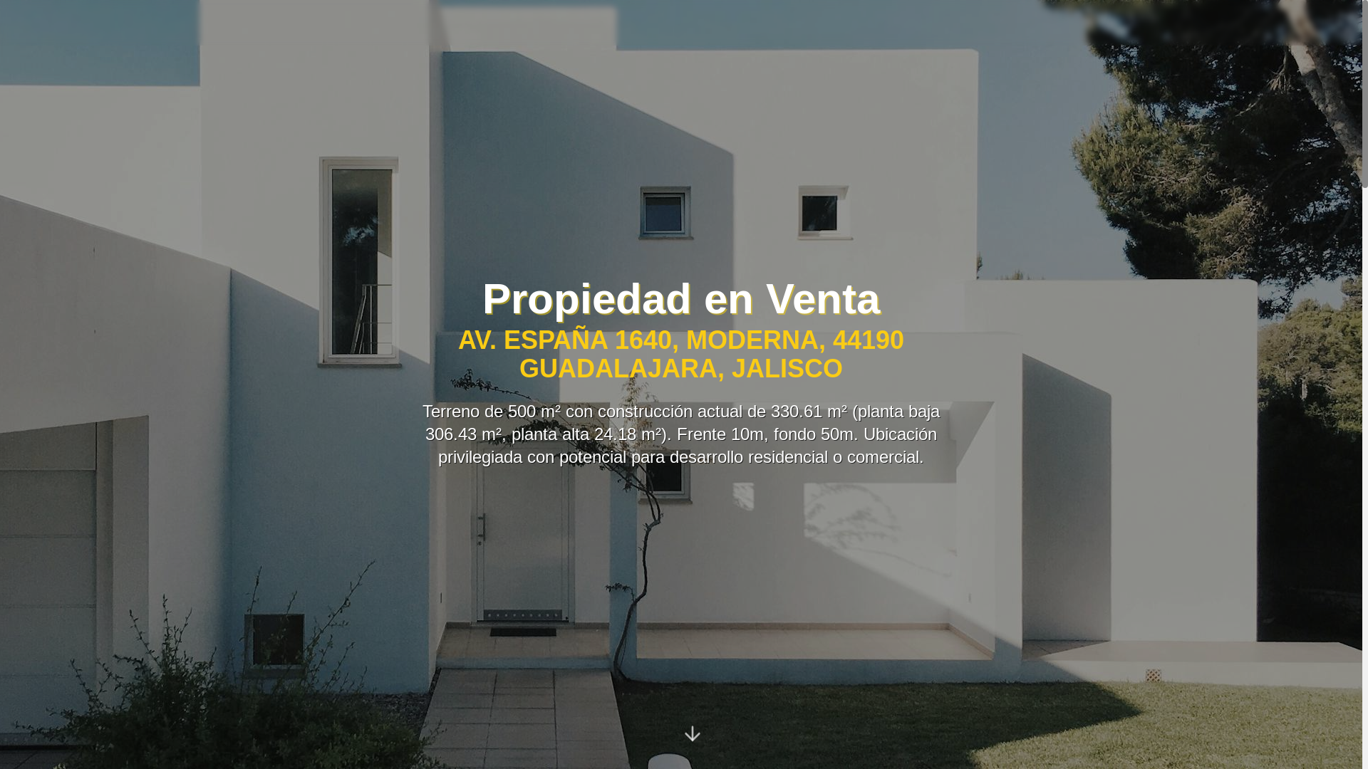 website screenshot of https://casaespana.info/