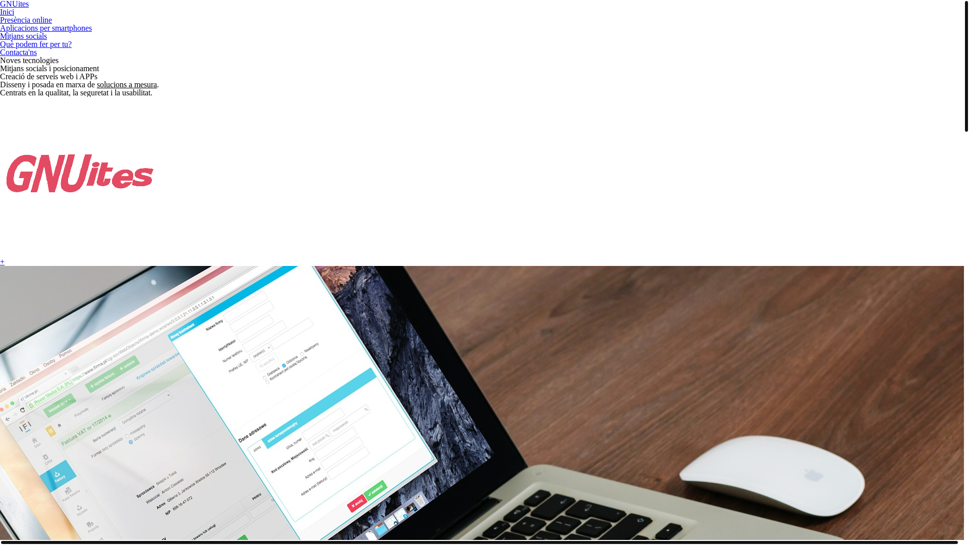website screenshot of https://gnuites-cat.pages.dev/