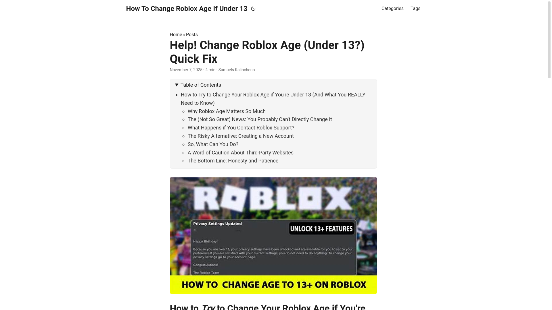 website screenshot of https://how-to-change-roblox-age-if-under-13.pages.dev/