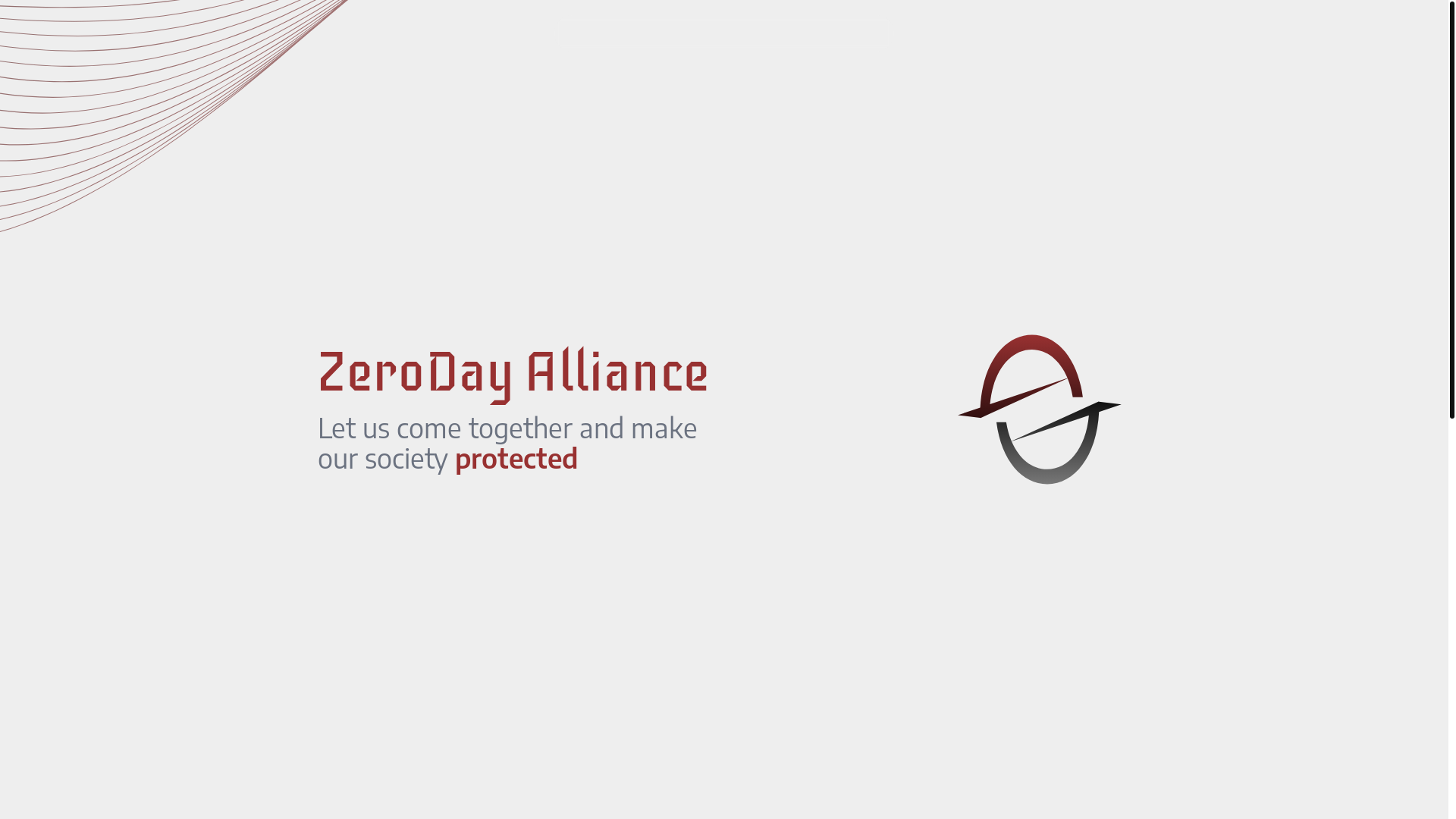 website screenshot of https://zerodayalliance.pages.dev/