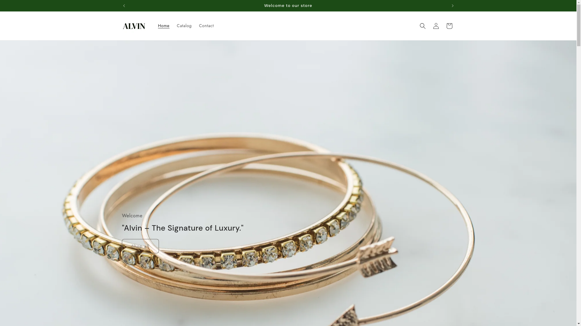 website screenshot of https://alvinfashion.shop/