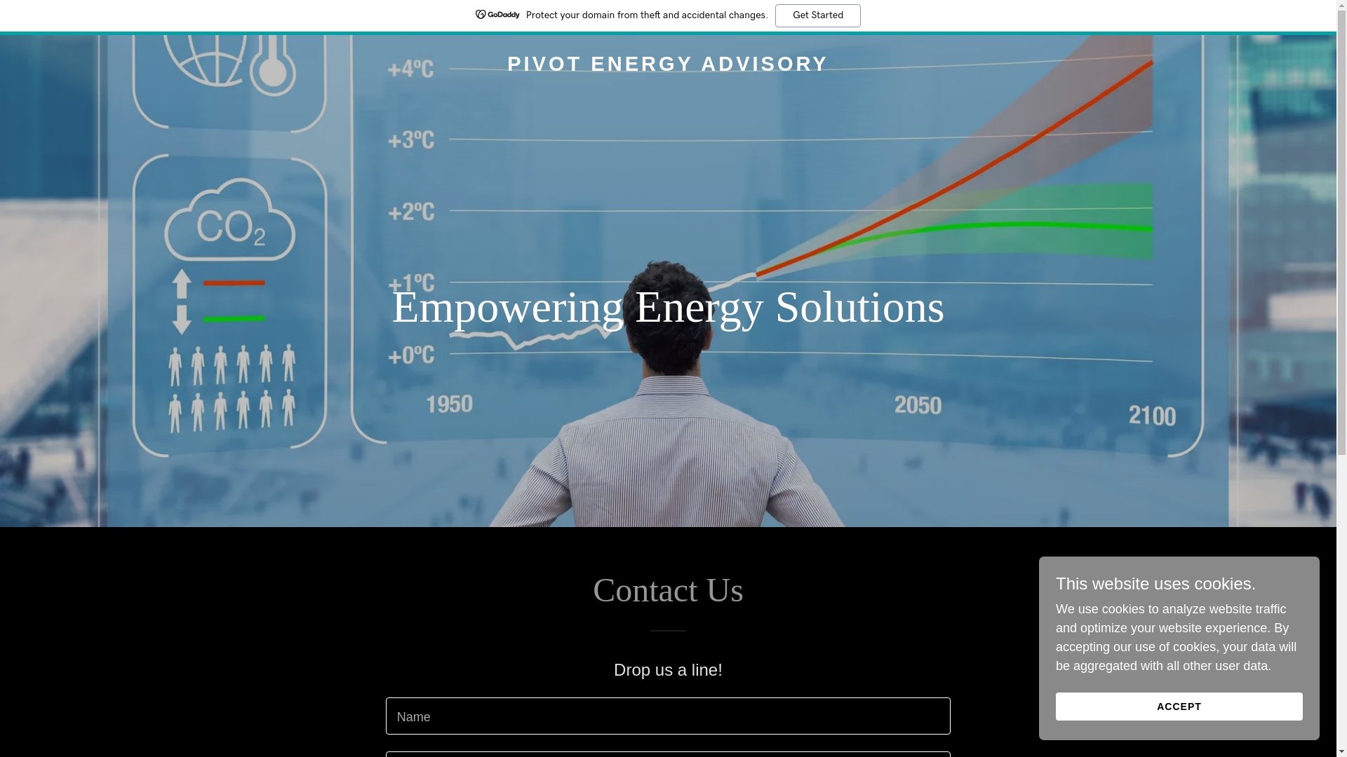 website screenshot of https://pivotenergyadvisory.com/