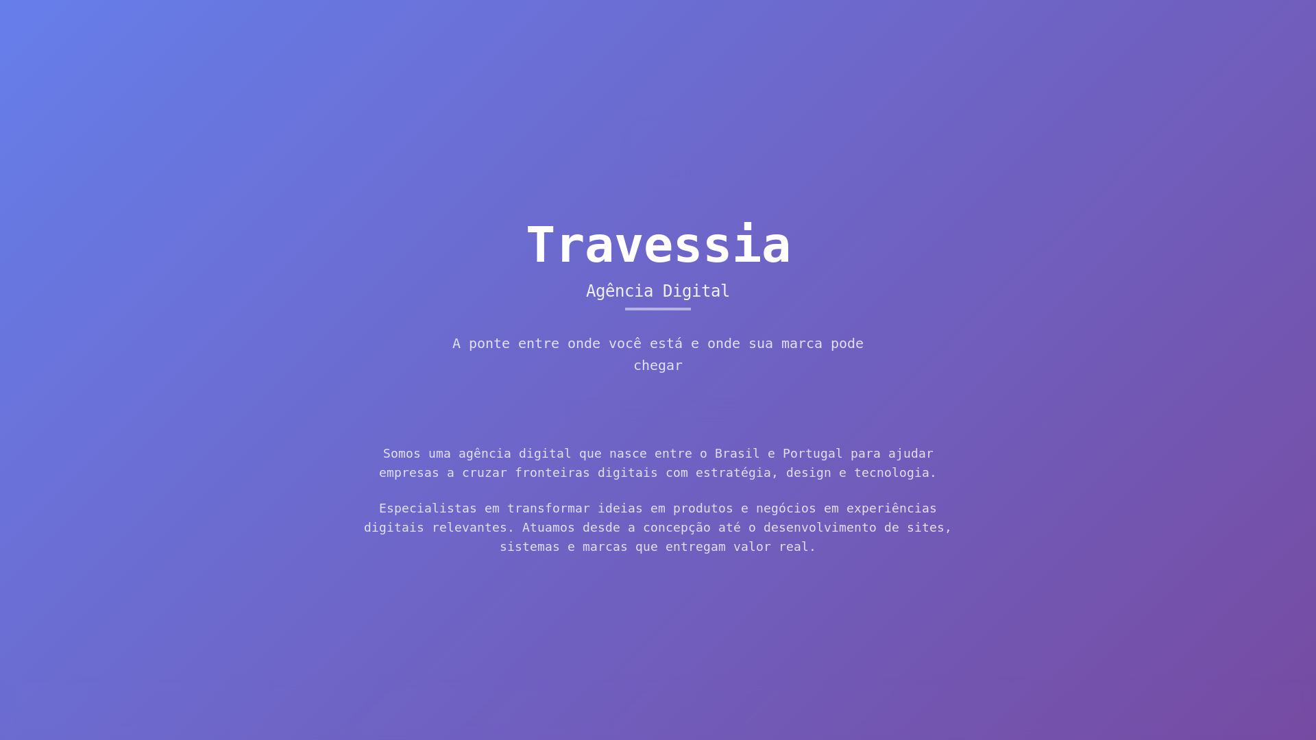 website screenshot of https://travessia.pages.dev/