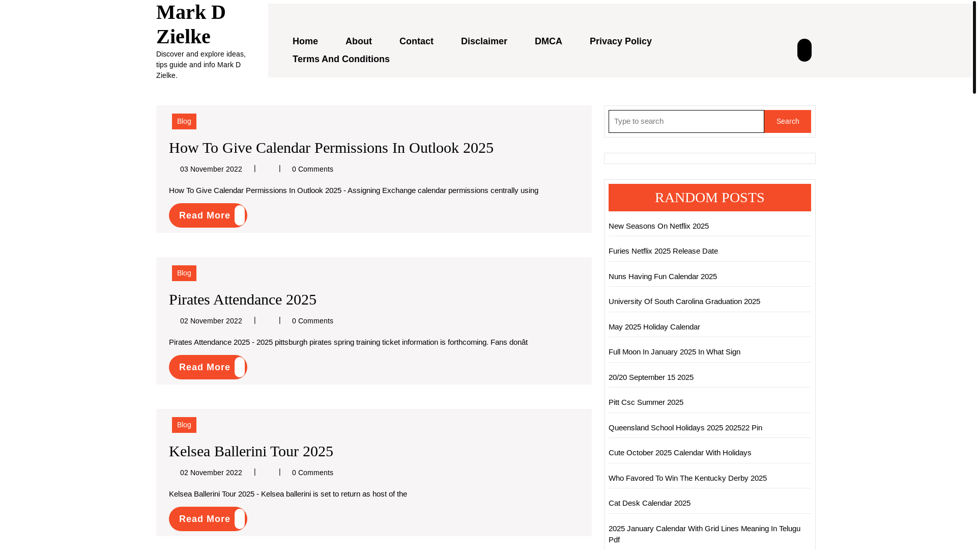 website screenshot of https://markdzielkec.pages.dev/