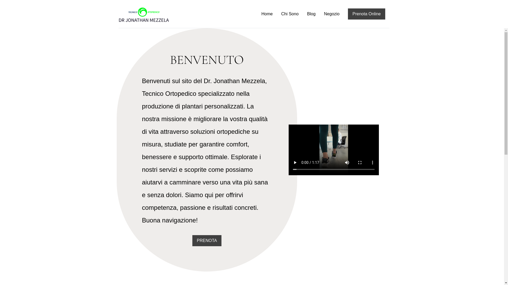 website screenshot of https://it-ortopedicotecnico-dev.pages.dev/