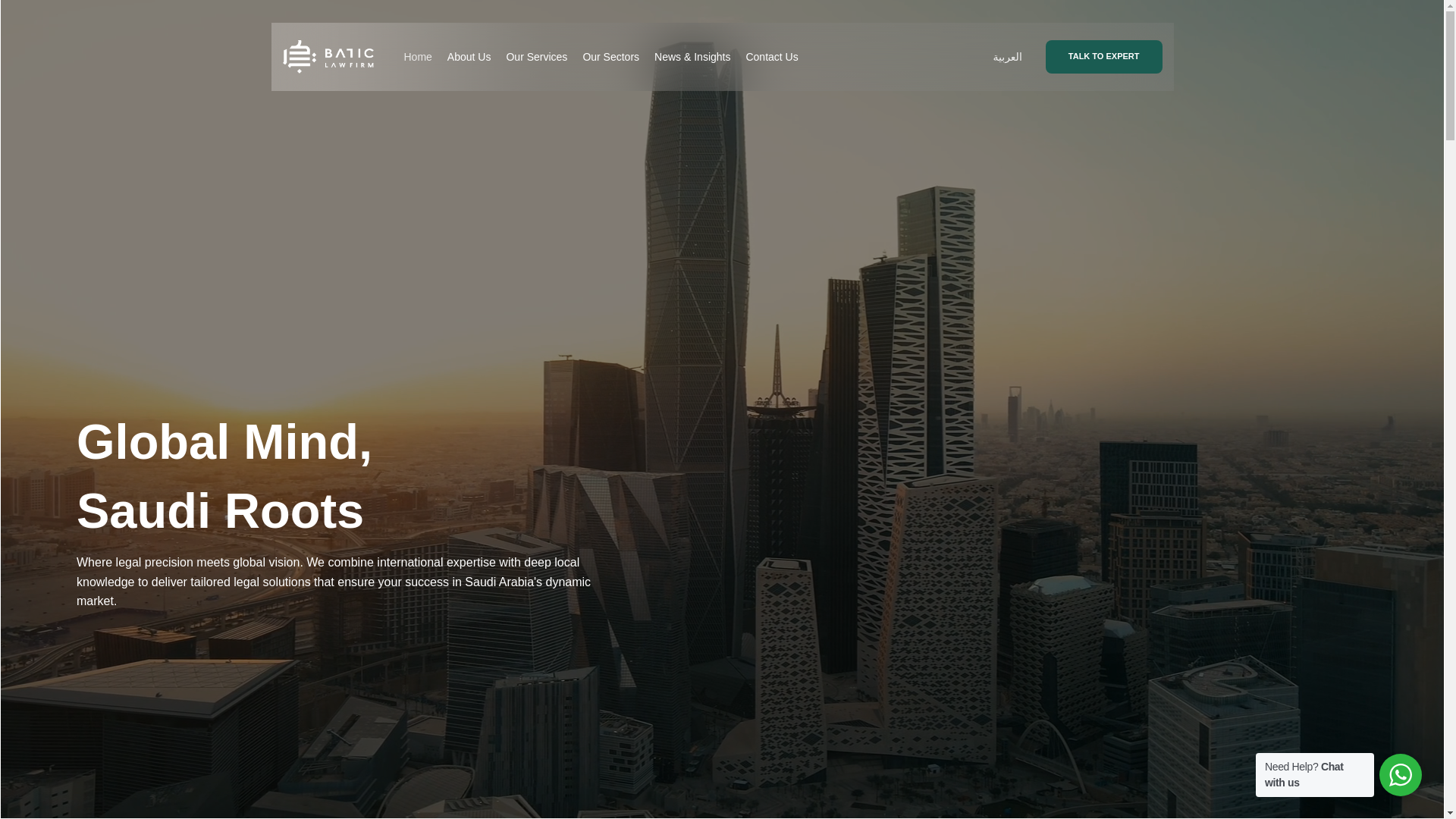 website screenshot of https://baticfirmteam.co/