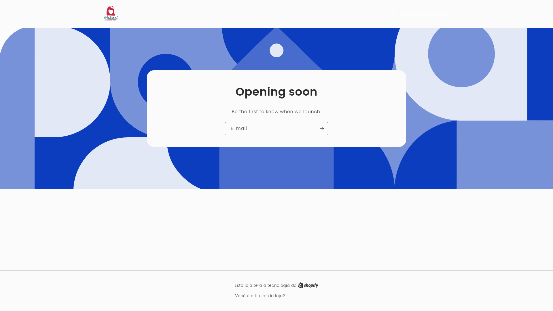 website screenshot of https://medicalsaudecenter.com.br/