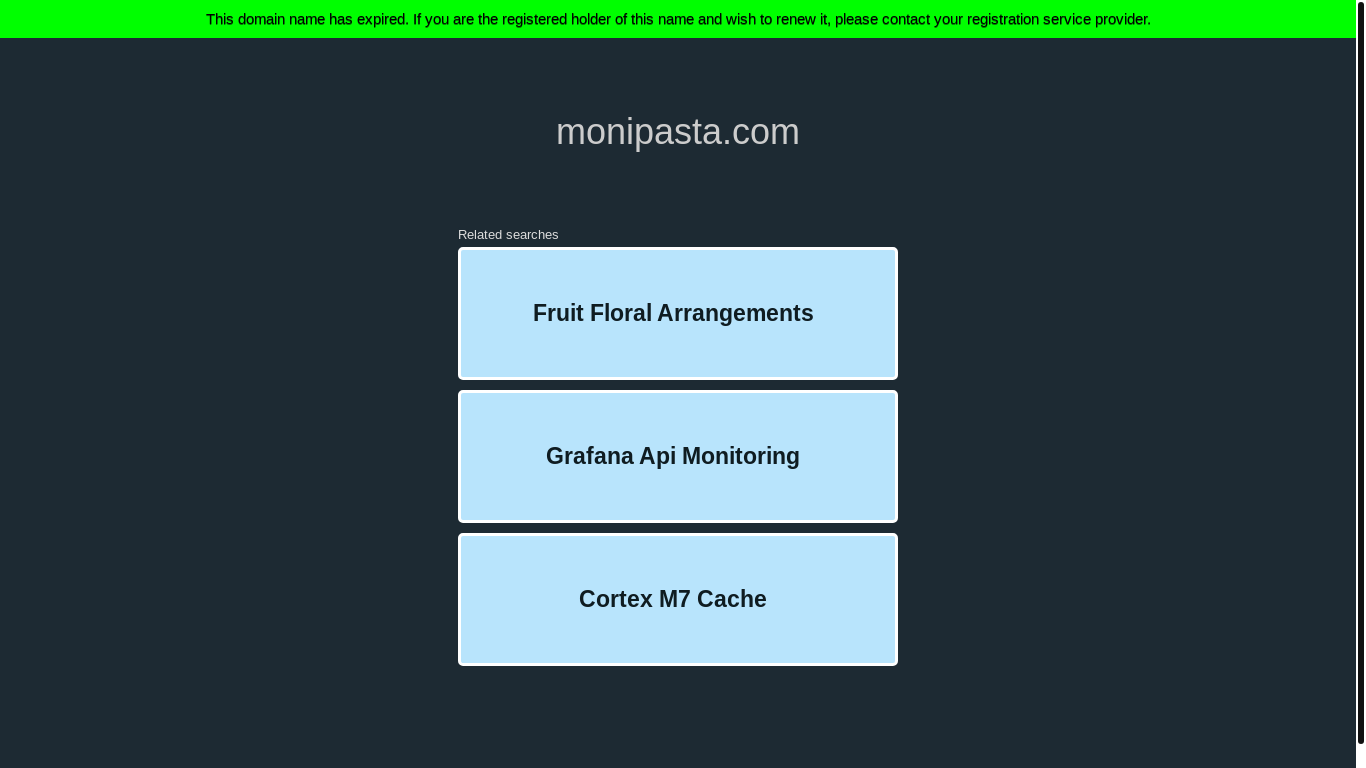 website screenshot of https://monipasta.com/