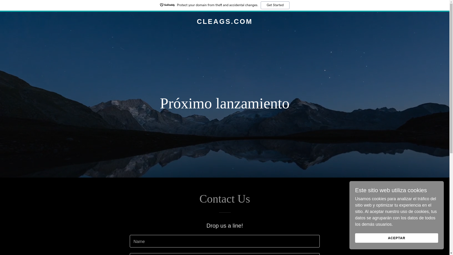 website screenshot of https://cleags.com/