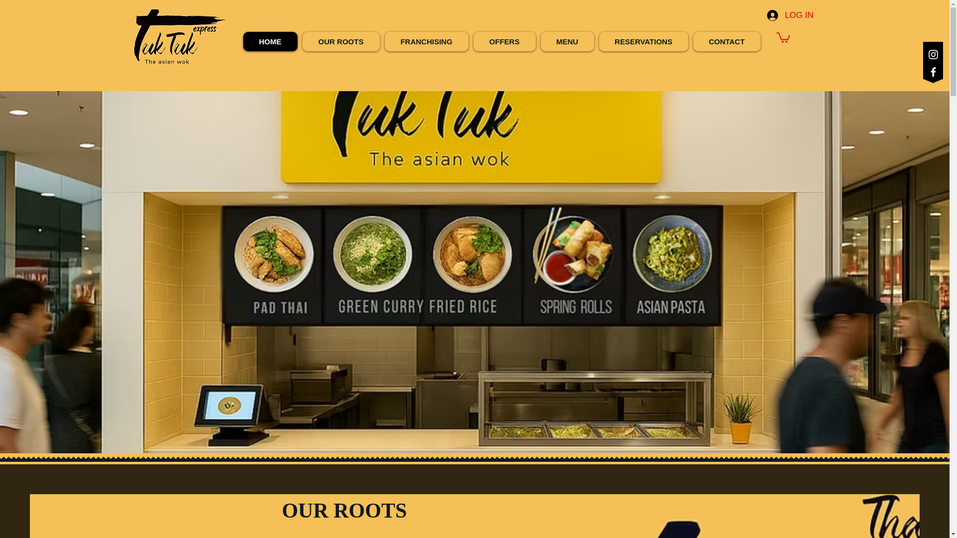 website screenshot of https://tuktukexpress.com.au/