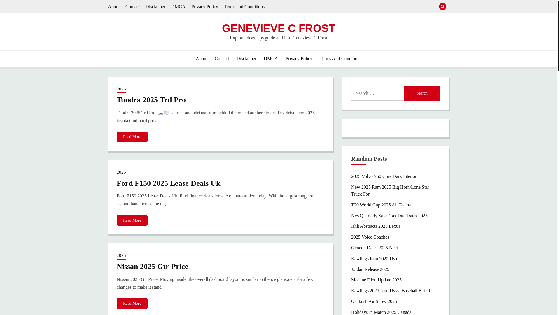 website screenshot of https://genevievecfrostj.pages.dev/
