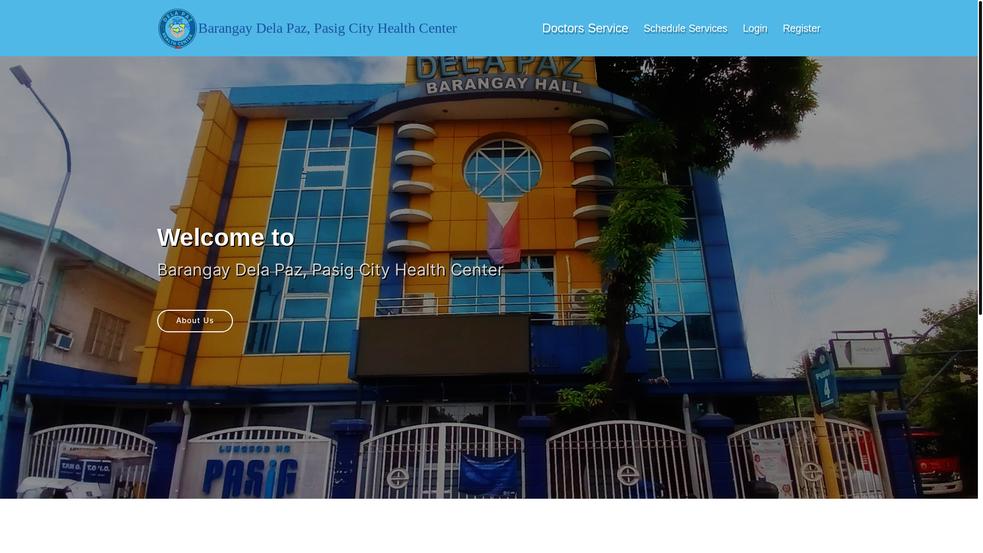 website screenshot of https://brgydelapazpasighealthcenter.site/