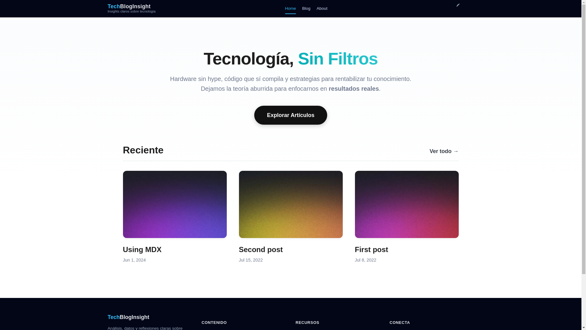 website screenshot of https://techbloginsight.com/