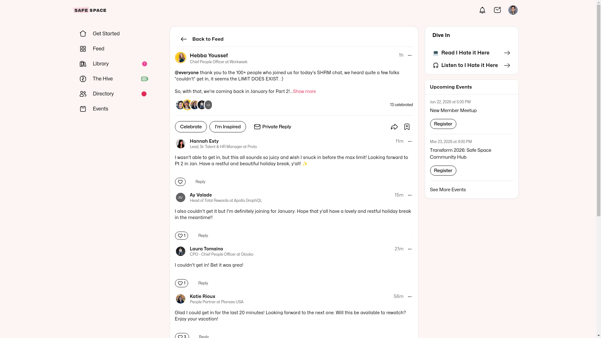 website screenshot of https://safespace.hateithere.co/users/sign_in/1c6cfaee-7b54-4c41-b238-790fa042bd8e/WN9VML?destination_path=https%3A%2F%2Fsafespace.hateithere.co%2Fposts%2F7e36aef9-1752-42da-80f3-1a731100d2c9