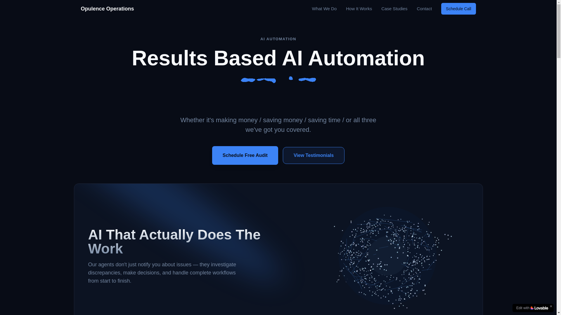 website screenshot of https://hubopulence.com/