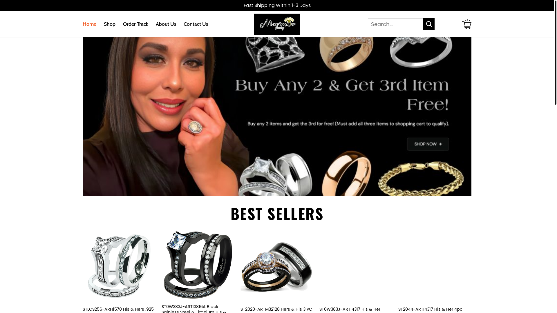 website screenshot of https://promarimorjewelry.shop/