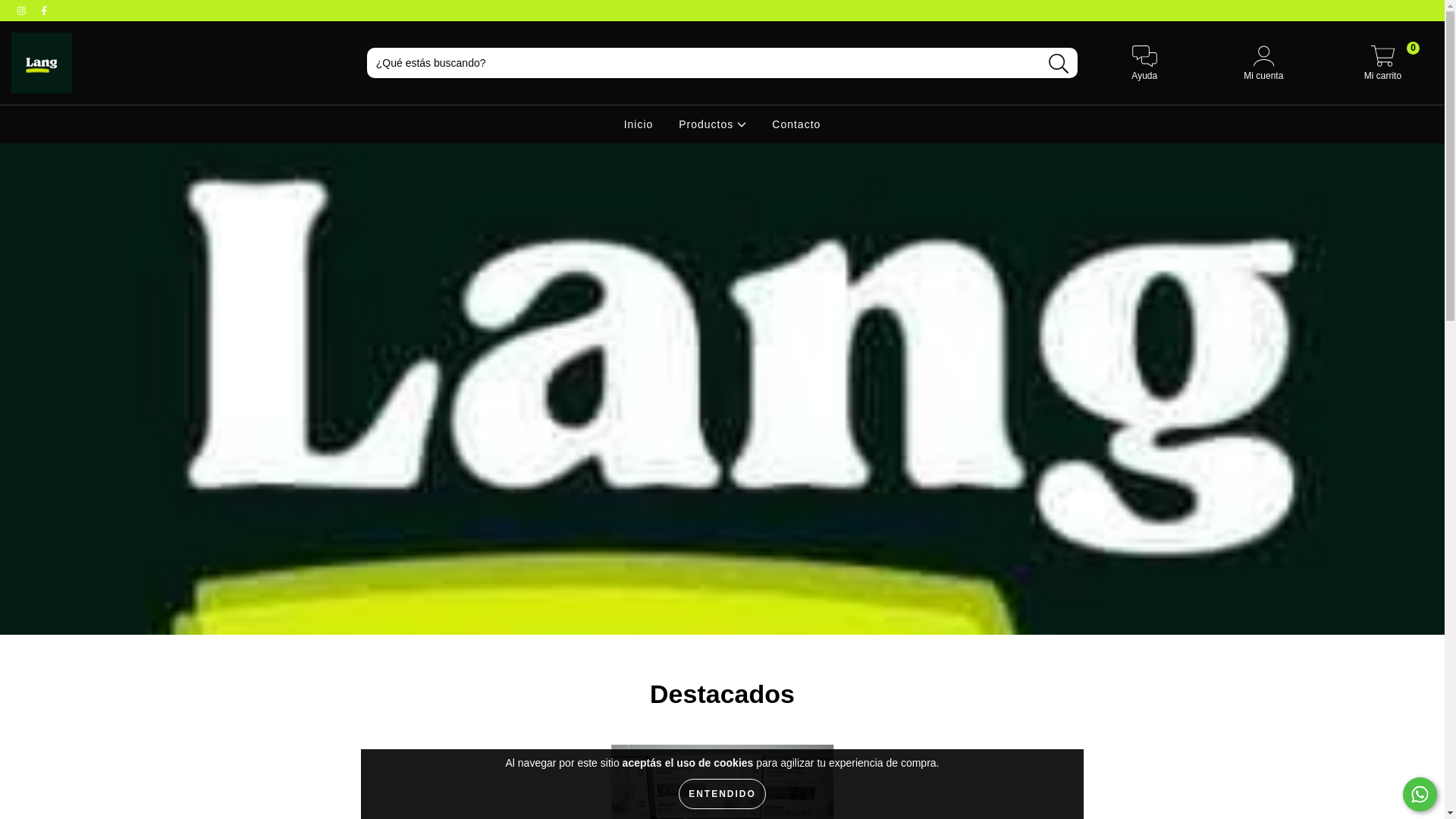 website screenshot of https://electrolang.com.ar/