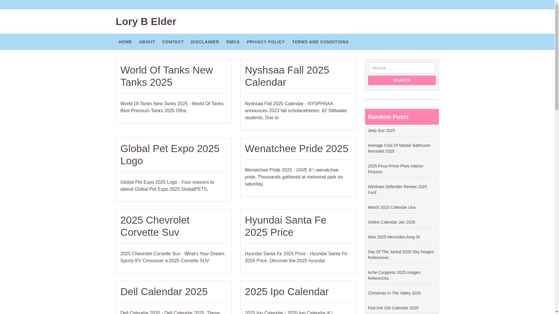 website screenshot of https://lorybeldere.pages.dev/