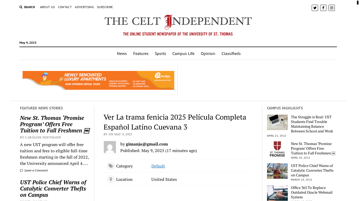 website screenshot of https://celtindependent.com/advert/ver-la-trama-fenicia-2025-pelicula-completa-espanol-latino-cuevana-3-8/