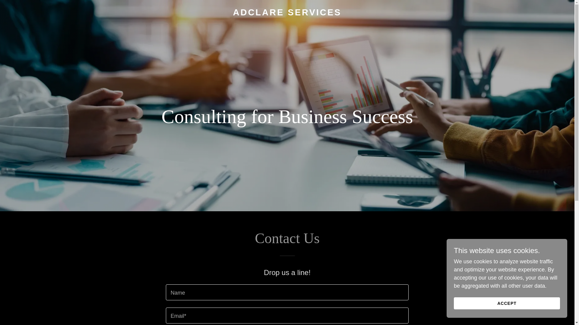 website screenshot of https://adclare.com.au/