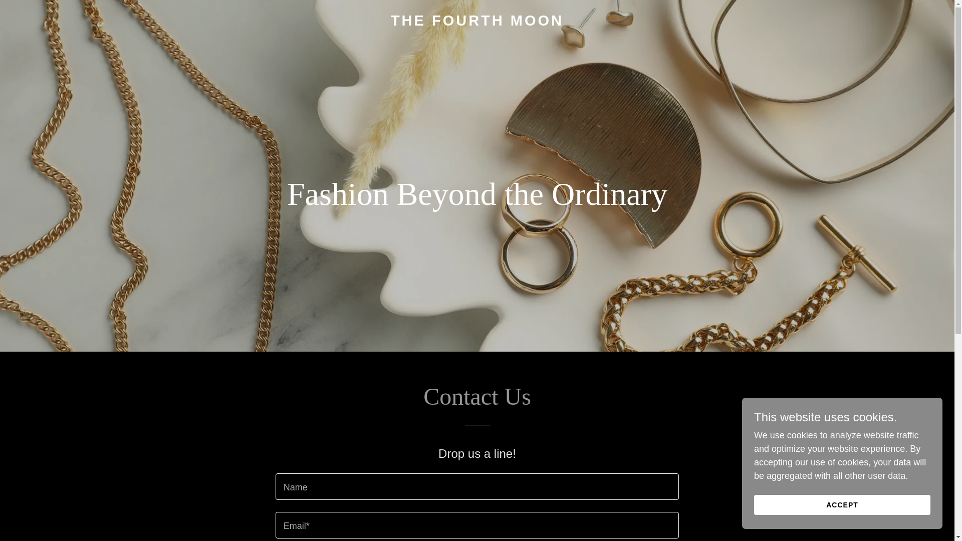 website screenshot of https://thefourthmoon.shop/