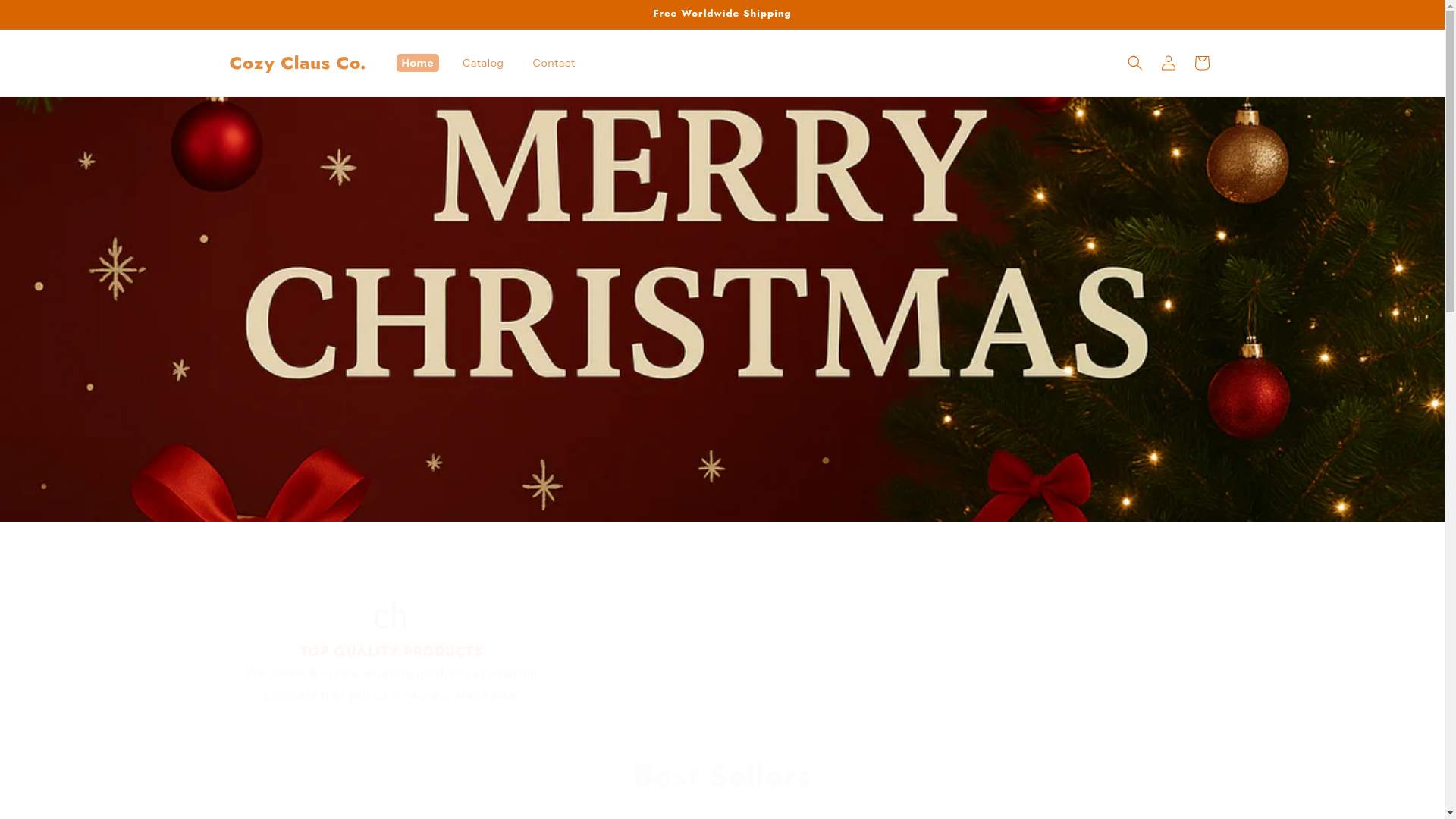 website screenshot of https://cozyclausco.com/