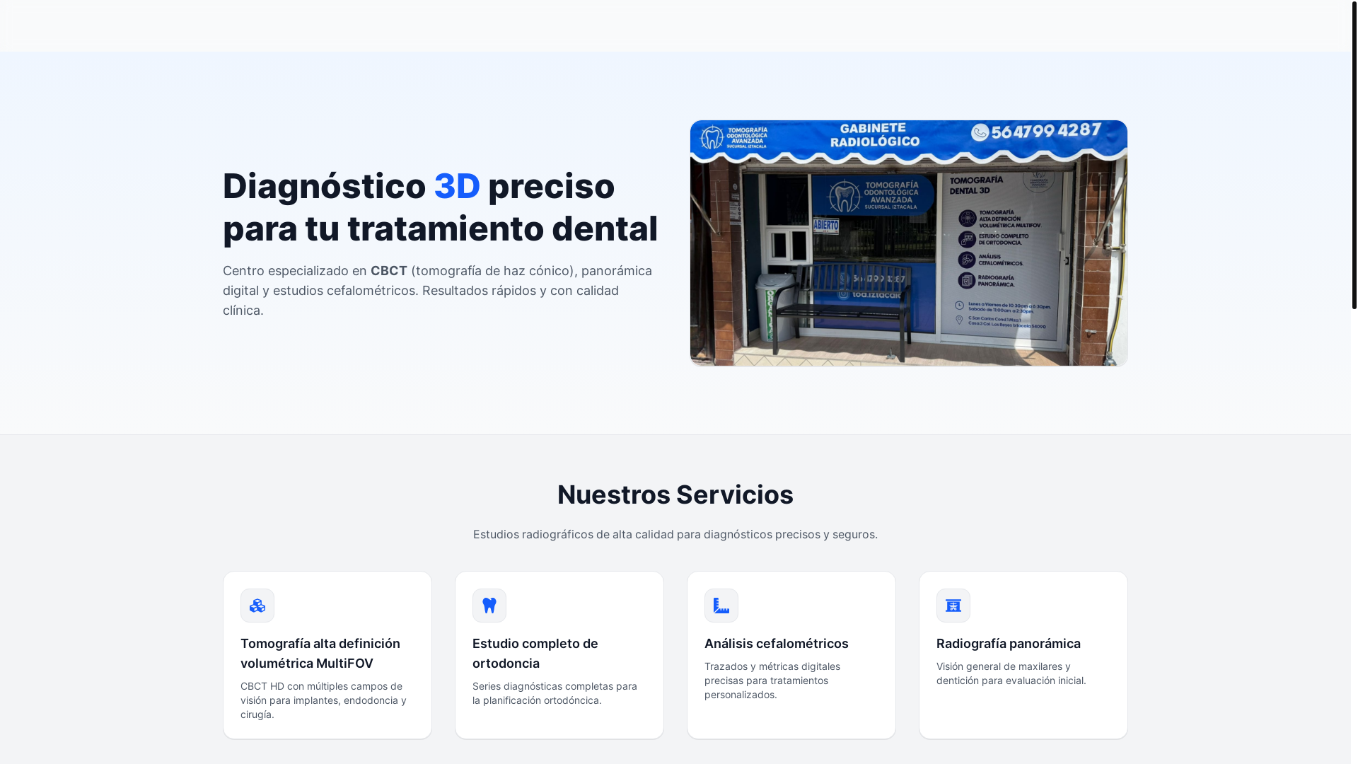 website screenshot of https://tomografias-ixtacala.pages.dev/