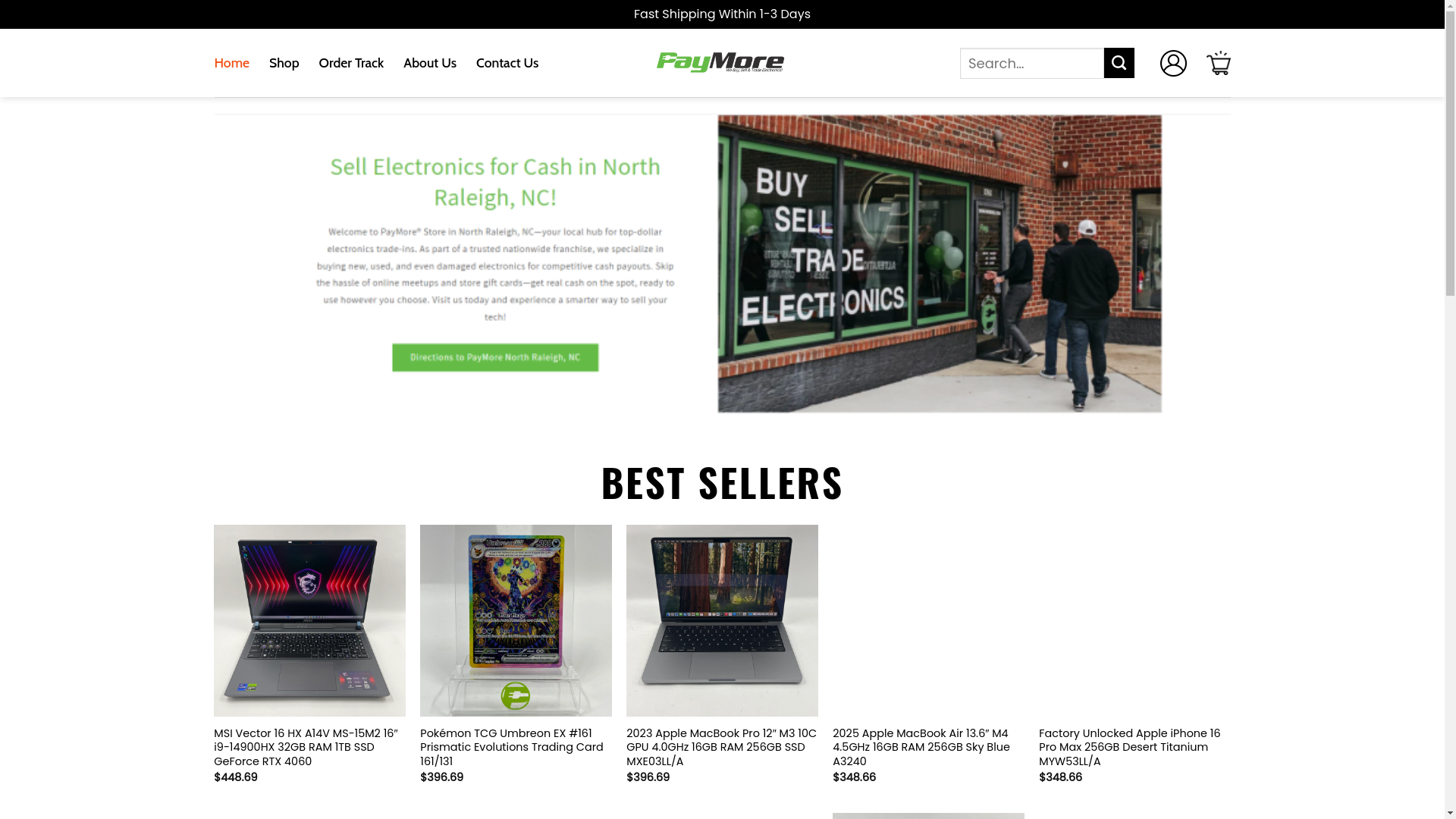 website screenshot of https://holanorthraleighnc.shop/