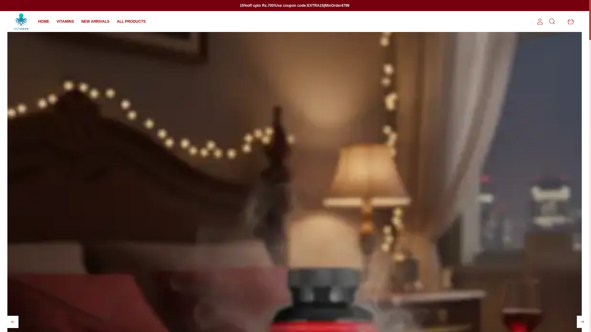 website screenshot of https://octogen.co.in/